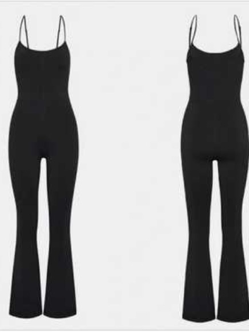 Aritzia Wilfred Free Divinity Flare Black High Stretch Jumpsuit Womens Size XS